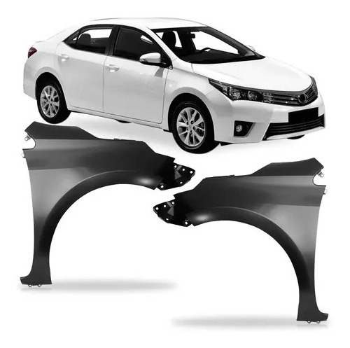 Guardabarro Izquierdo Toyota Corolla 2014/15/16 Importado 