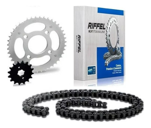 Kit Transmision Riffel Honda Cb 190 R 14/45 Wagner Motos