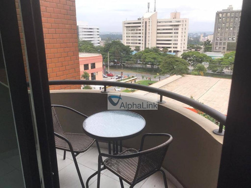 Imagem 9 de 11 de Flat Com 1 Dormitório À Venda, 55 M² Por R$ 350.000,00 - Alphaville - Barueri/sp - Fl0027