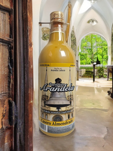 Rompope Artesanal Arandela Almendras (arandas) 950ml