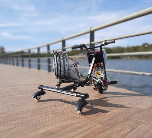 Triciclo Elétrico Drift Com Amotecedor Infantil Bluetooth