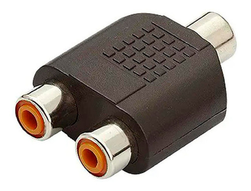 Adaptador 1 Rca Femea X 2 Rca Fêmea