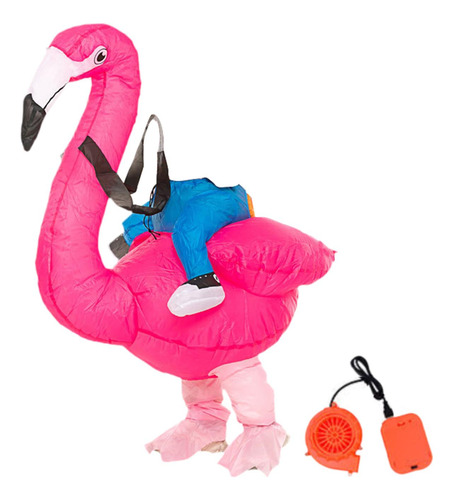 Disfraz Inflable De Flamenco, Niños