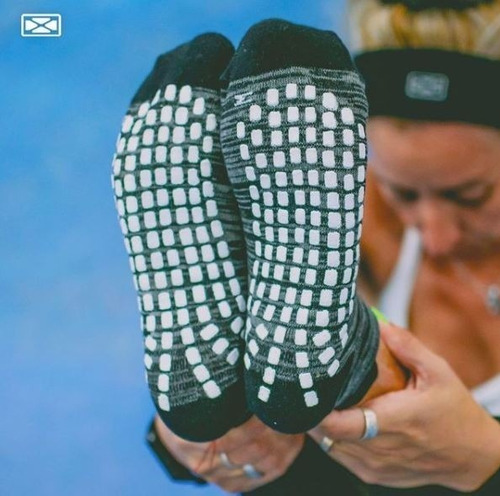 Medias Soquetes Pilates Yoga Antideslizantes Sox