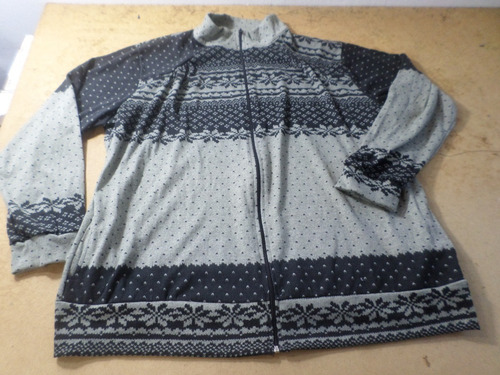 Imagen 2 de 5 de Campera Lanilla Estampada