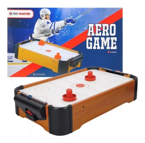 Mini Mesa Hockey Brinquedo Róquei Madeira Jogo de Tabuleiro Infantil