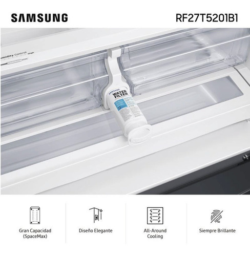 Imagen 10 de 11 de Side By Side Samsung Tecnología Digital Inverter Rf27t5201b1