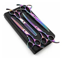 Comprar Set De Tijeras Para Peluqueria Canina 7 Pulgadas Multi Color