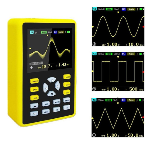 Osiloscopio Digital Portatil 100 Mhz 500ms/s Fnirsi-5012h