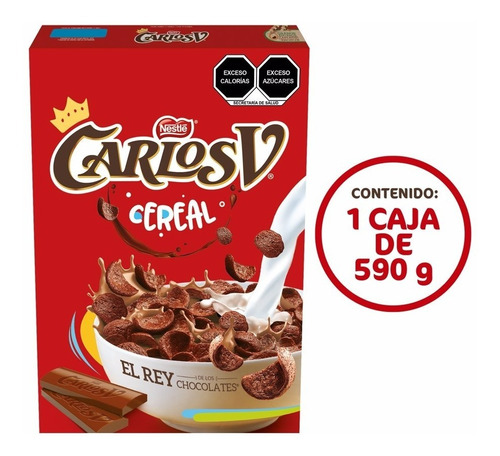 Cereal Nestlé Carlos V Sabor A Chocolate 590g