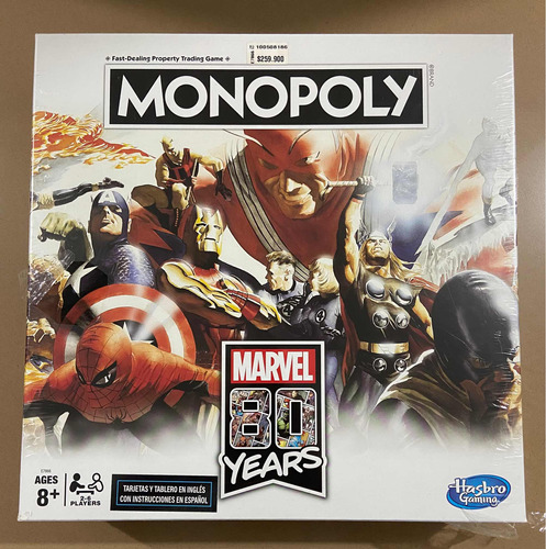 Monopoly 80th Anniversary Marvel Comics