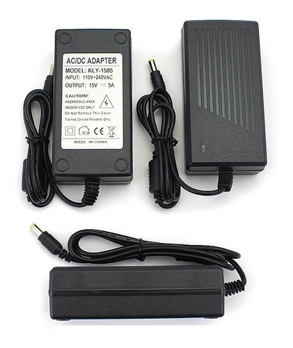 Adaptador De Corriente Fuente Poder De 15v 5a 5.5mm