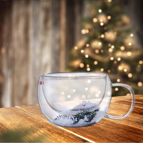 Vasos Navideños, Vasos De 10oz De Capacidad, Cristalería,