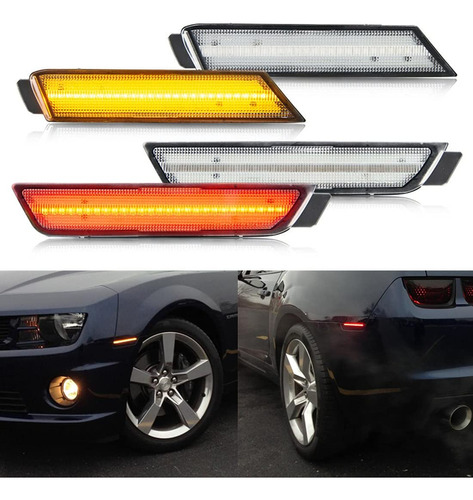 Uz Marcador Lateral Led Para Chevrolet Camaro Lente Ambar