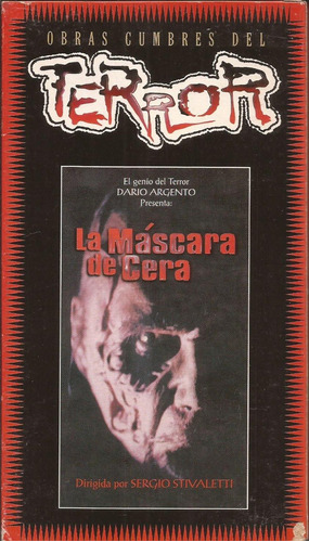 La Mascara De Cera Vhs Dario Argento Lucio Fulci Terror 1997