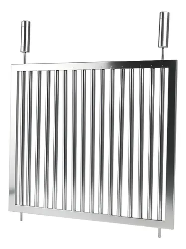 Grelha Churrasco Parrilla Uruguaia 100% Inox Churrasqueira