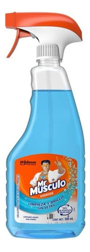 Limpiador De Vidrios Líquido Mr. Músculo 500ml