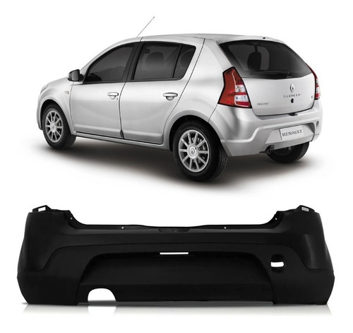 Paragolpe Trasero P/ Renault Sandero 2008 2009 2010 2011 12