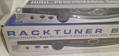 usado de Japón un rango Behringer BTR2000 racktuner Auto Cromático Afinador De Guitarra 