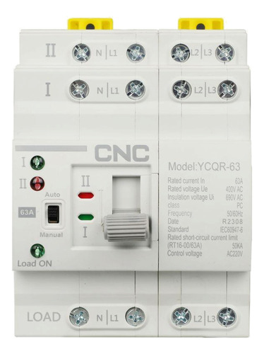 Transferencia 63 Amp 2 Polos Automatica Switch Conmutador