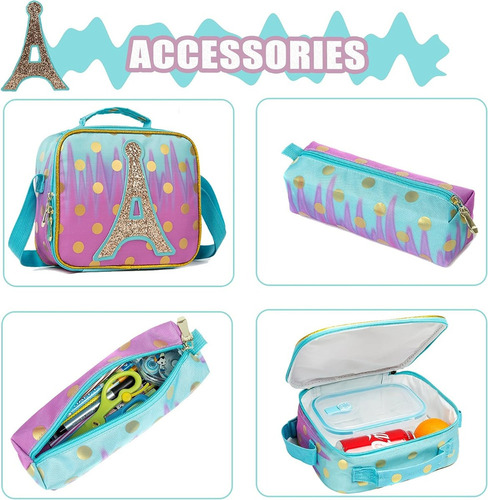Mochila Escolar Para Niñas, Conjunto De Mochilas Para Escuel