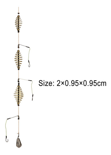 3 Set De Anzuelos Para Pesca De Carpa Con 3 Piezas