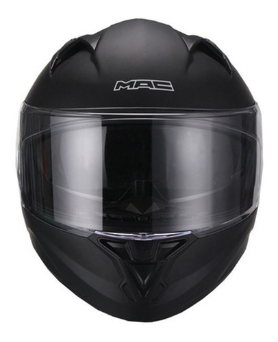 Imagen 4 de 7 de Casco Moto Mac Speed 2.0 Negro Mate Doble Visor Devotobikes