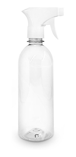 Imagem 1 de 6 de Frasco Pet Borrifador De 500ml Com Válvula Gatilho Pulveriza