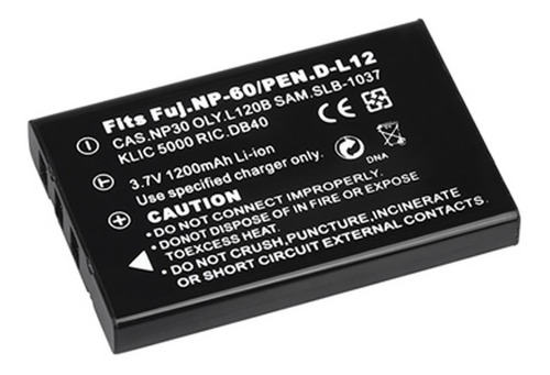 Bateria Compatible Con Kodak Klic-5000 Fuji Np-60 Casio Np30