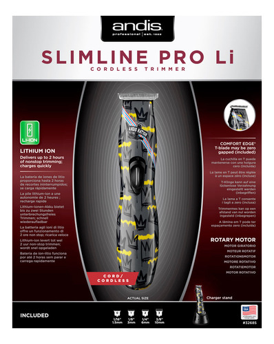 Andis Slimline Pro Li Trimmer Nation