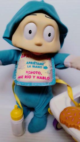 Los Rugrats Baby Dill Figura 30 Cms Viacom 2000 Frases (Usado)