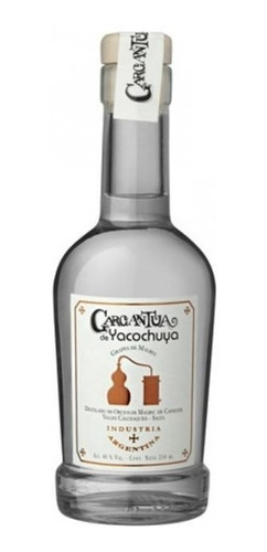 Grappa De Malbec Gargantua De Yacochuya X250ml. - Salta