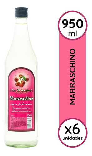 Licor De Marraschino (cereza) Linea Gastronomica  X6