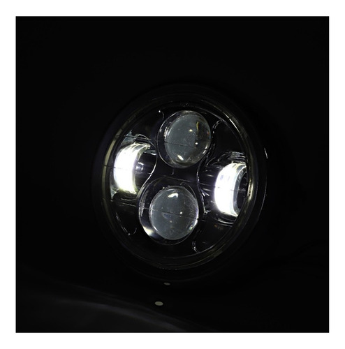 Faro Led Redondo Universal Para Motocicleta