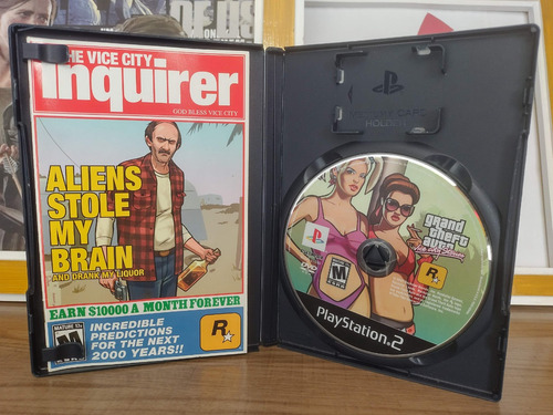 Gta: Vice City Stories Original Com Mapa Item De Coleção Usa (Recondicionado)