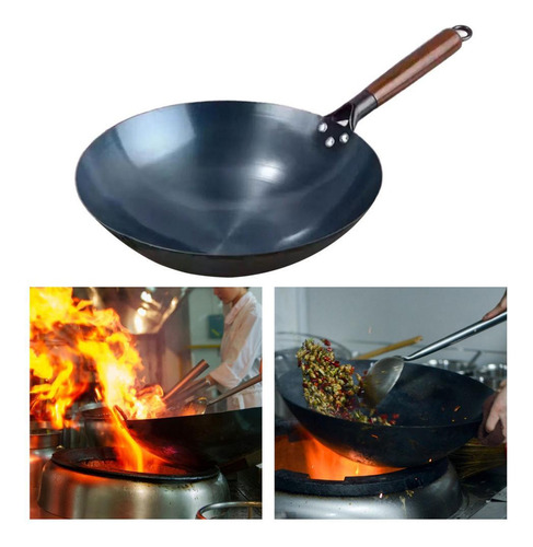 Sartén Wok Chino Antiadherente, Sartenes Cocina,