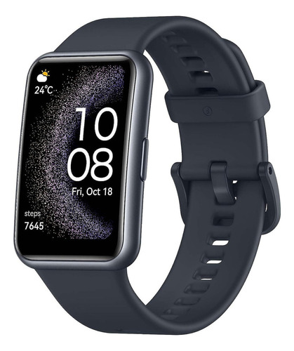Smartwatch Huawei Watch Fit Special Edition Gps 1,64" com design de pulseira preta pulseira de silicone