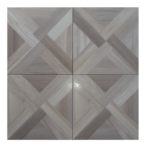 Cerámica Lourdes Madera Entramada Gris 35x35 1° Calidad