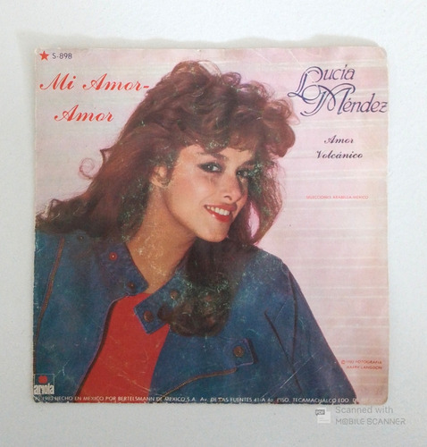Lucía Méndez Ep 45 Rpm Mi Amor, Amor 1983