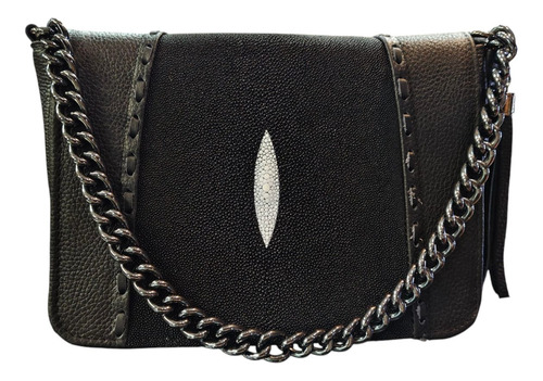 Bolso De Piel Para Dama Piel De Mantarraya Original Cuero
