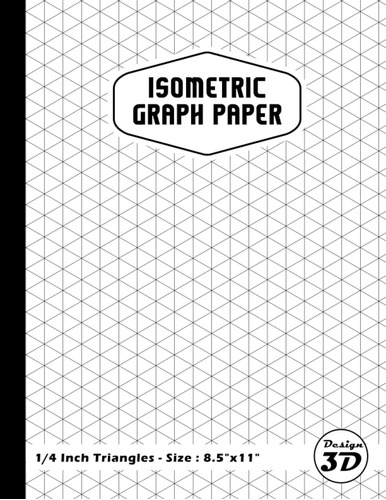 Libro: Isometric Paper Notebook 8.5  X 11 : Engineers Isomet