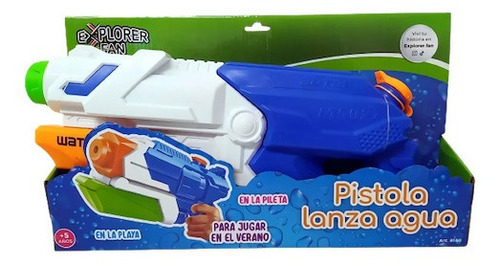 Juguete Pistola De Agua Explorer Fun Compresion De Aire Prom