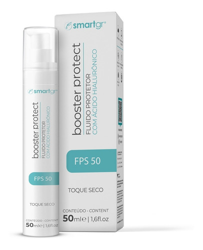 Booster Protect Fluido Protetor Com Ácido Hialurônico Fps 50 Smart Gr