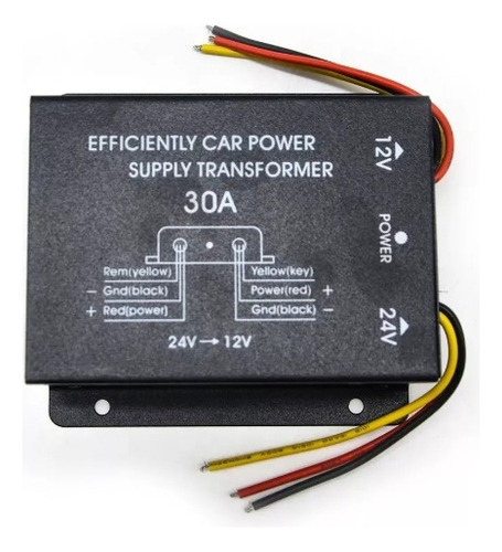 Convertidor De Potencia Automotriz 30a Buck Inverter 24va 12