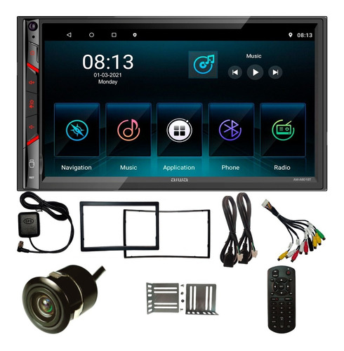 Radio Carro Aiwa Android 10 Wifi Pantalla 7' Gps Bluetooth