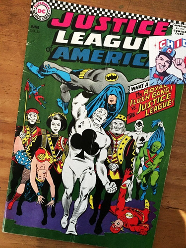 Comic - Justice League Of America #54 Batman Superman