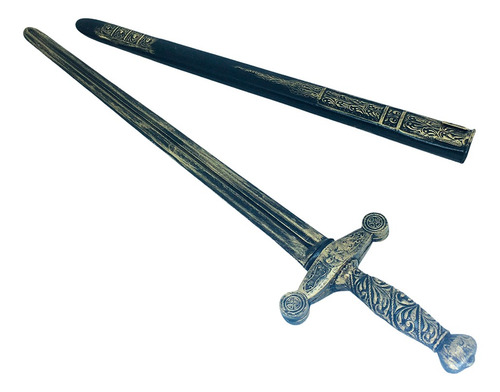 Fantasia Soldado Medieval 1 Chapéu 1 Escudo 1 Espada Oferta