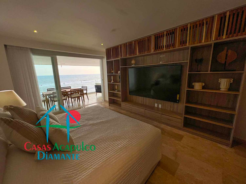 Cad Ikaroa Ph 6. Penthouse De Playa Con Terraza, Alberca, Jacuzzi Privados Y Vista Frontal Al Mar