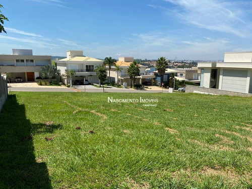 Terreno Amplo À Venda, Condomínio Fechado, 1404 M² Por R$ 1.650.000 - Loteamento Mont Blanc Residence - Campinas/sp - Te0045