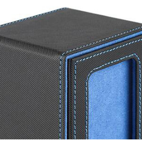 Caja De Almacenamiento Para Mazos De Cartas, Forro Azul